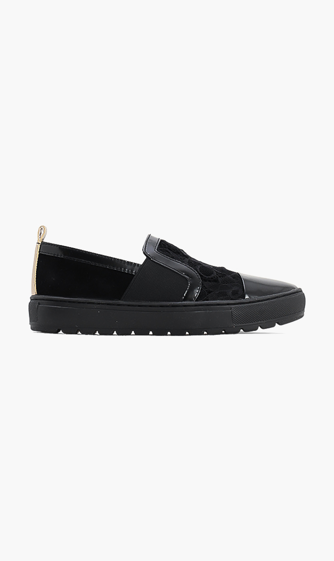 Breeda Floral Lace Slip-on