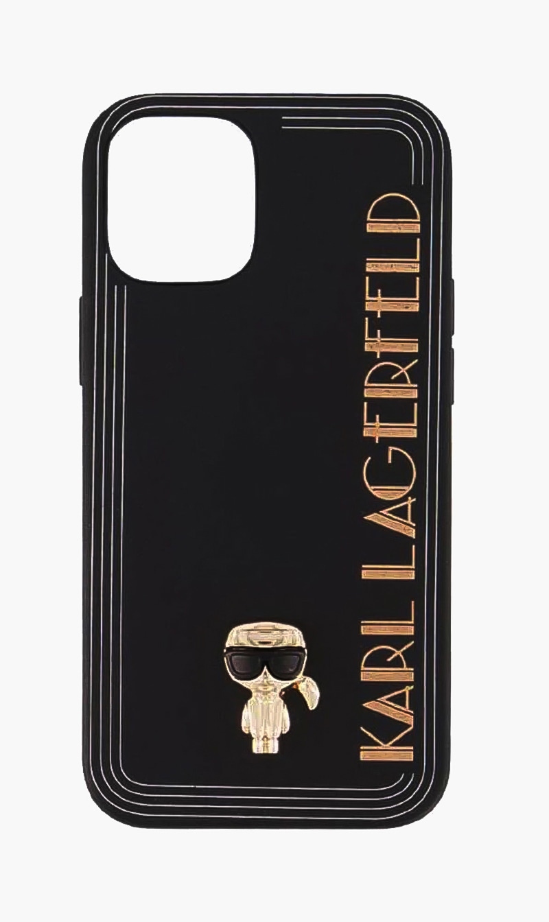 Ikonik Karl Pin Phonecase, Black