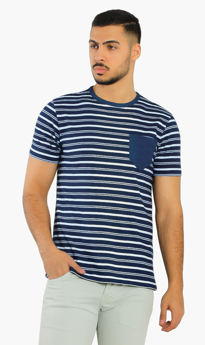 Jacob Cohen Striped Crew Neck T-shirt