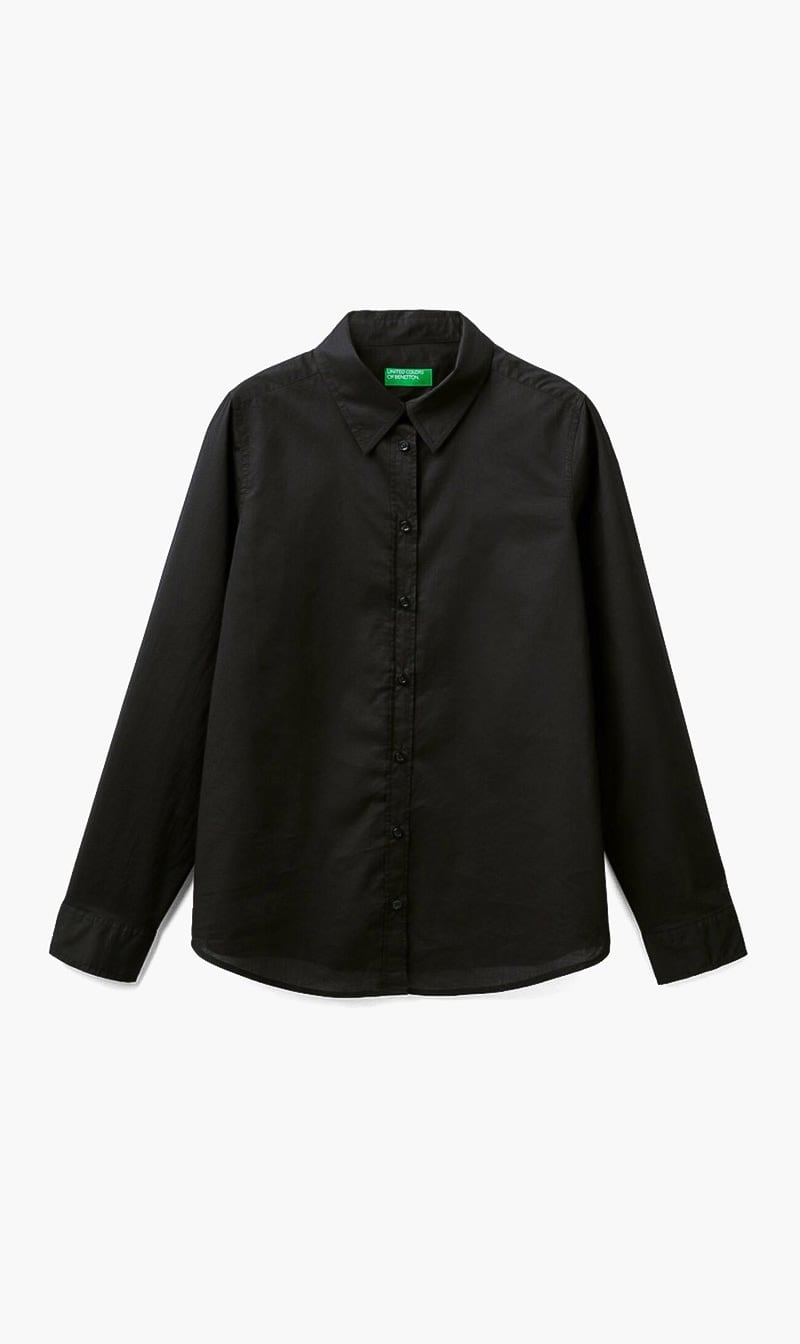 United Colors Of Benetton Black Lightweight Cotton Shirt for Women
United Colors Of Benetton Black Lightweight Cotton Shirt for Women