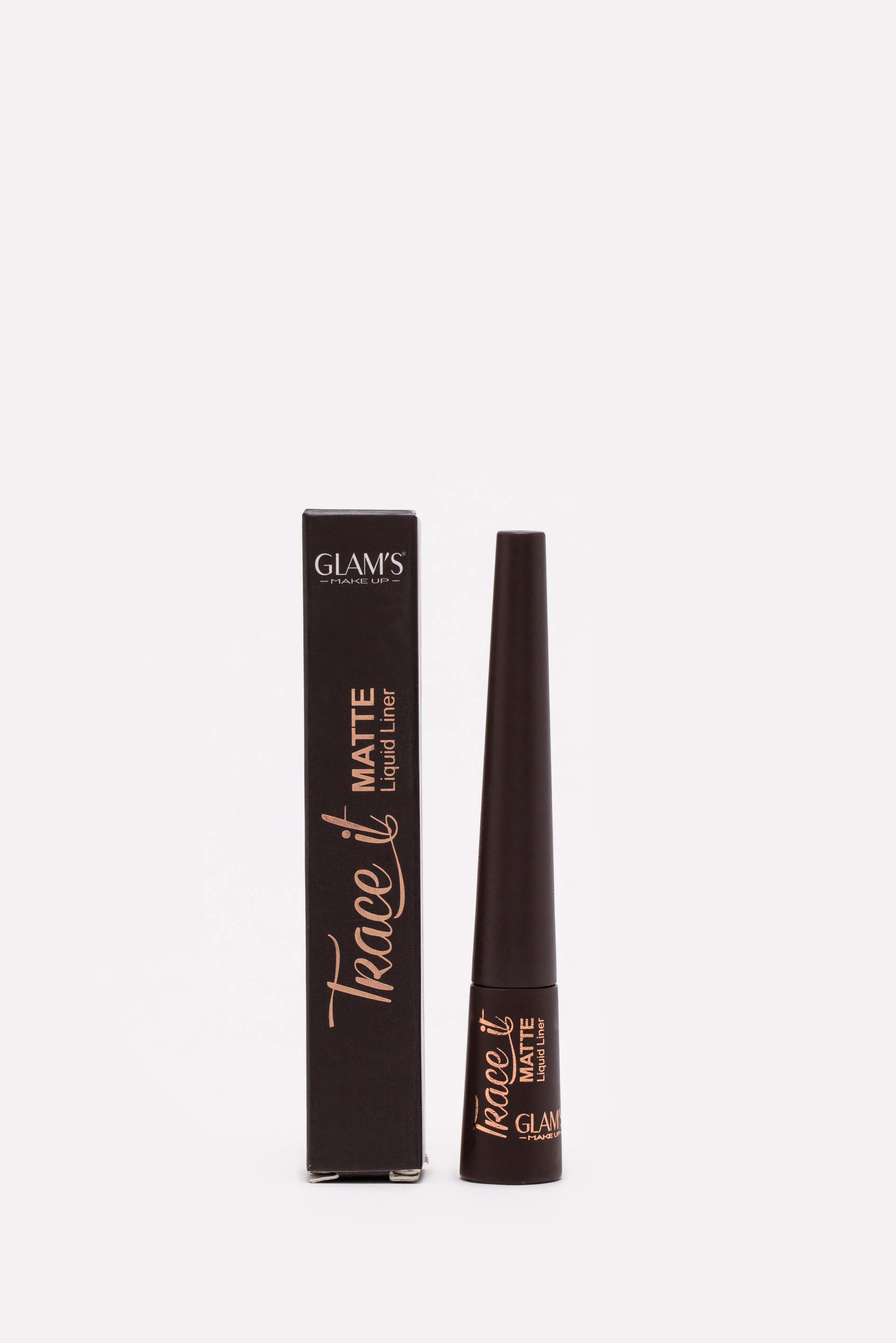 Glam's Trace It Matte Liquid Eyeliner, Brown 811