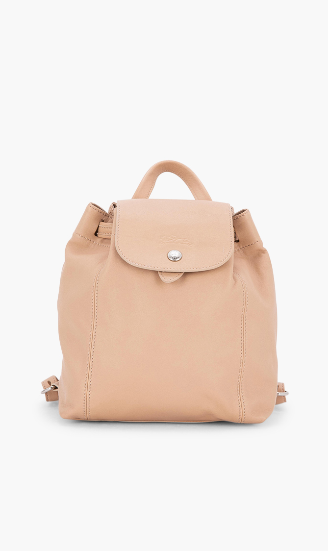Longchamp Le Pliage Cuir Small Backpack