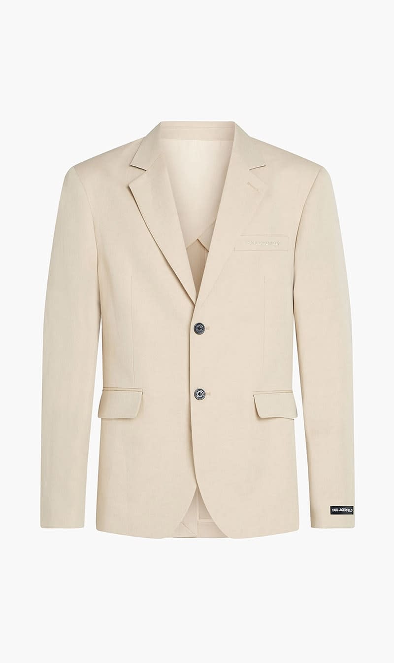 Karl Lagerfeld Brown Linen Blazer for Men
Karl Lagerfeld Brown Linen Blazer for Men