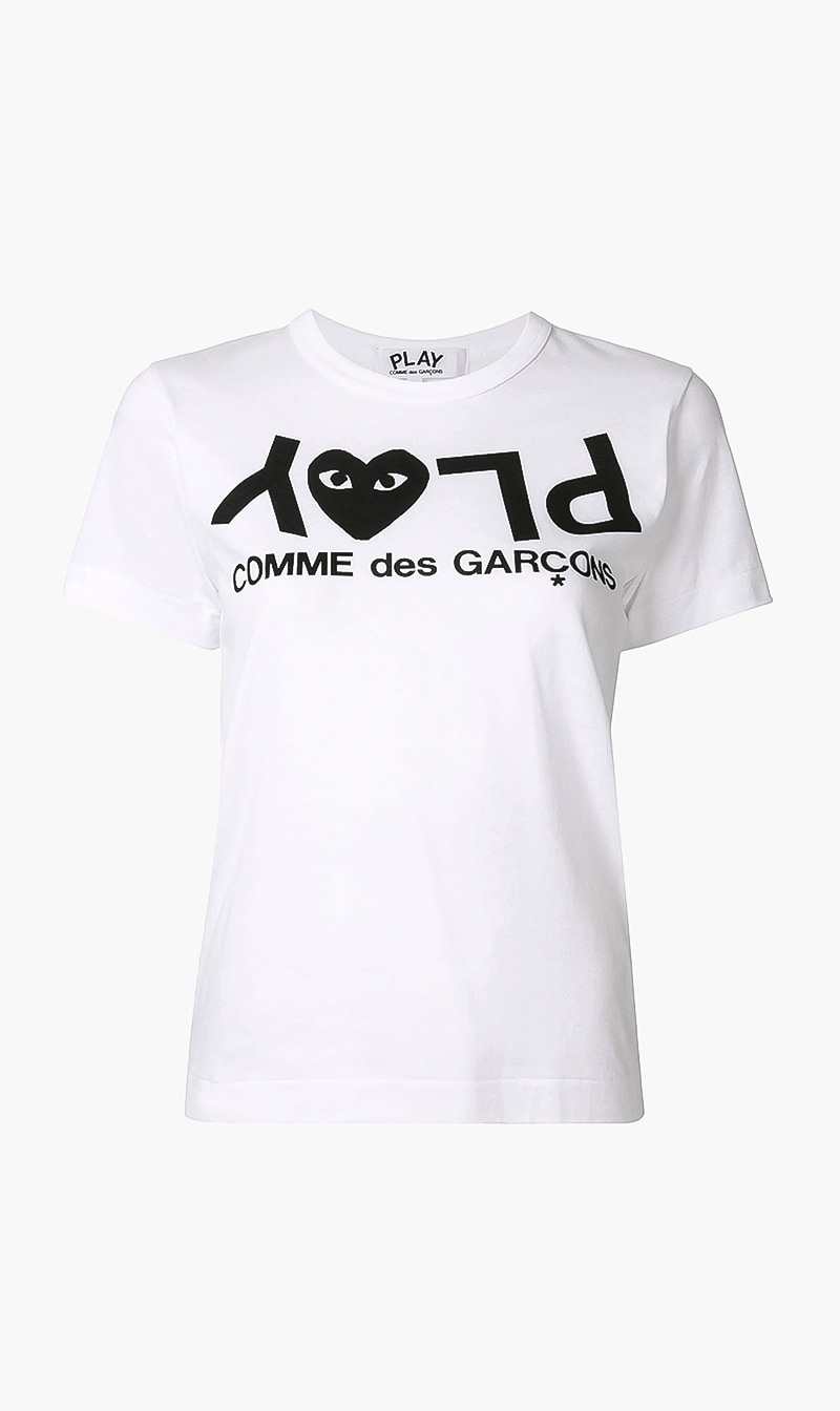 Logo Print Relaxed Fit T-shirt, White