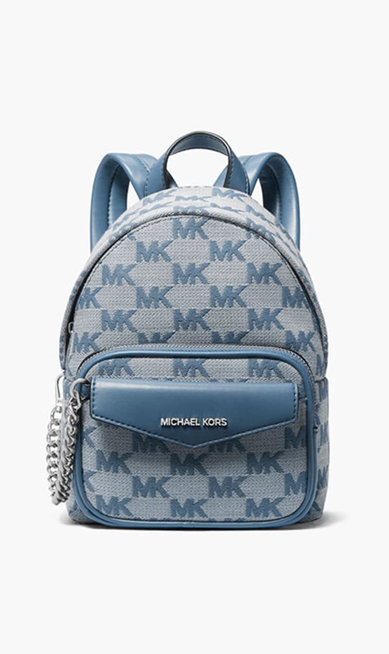 Michael Kors Blue Maisie Extra-small Logo Jacquard 2-in-1 Backpack for Women | The Deal Outlet
Michael Kors Blue Maisie Extra-small Logo Jacquard 2-in-1 Backpack for Women | The Deal Outlet