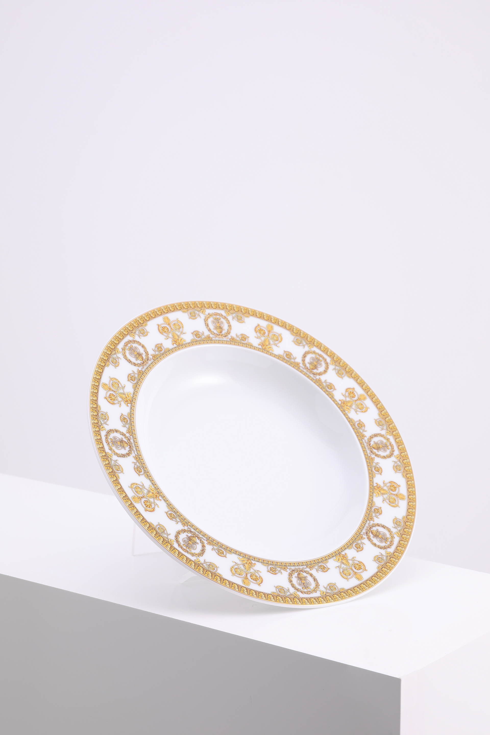 I Love Baroque Bianco Deep Plate, White