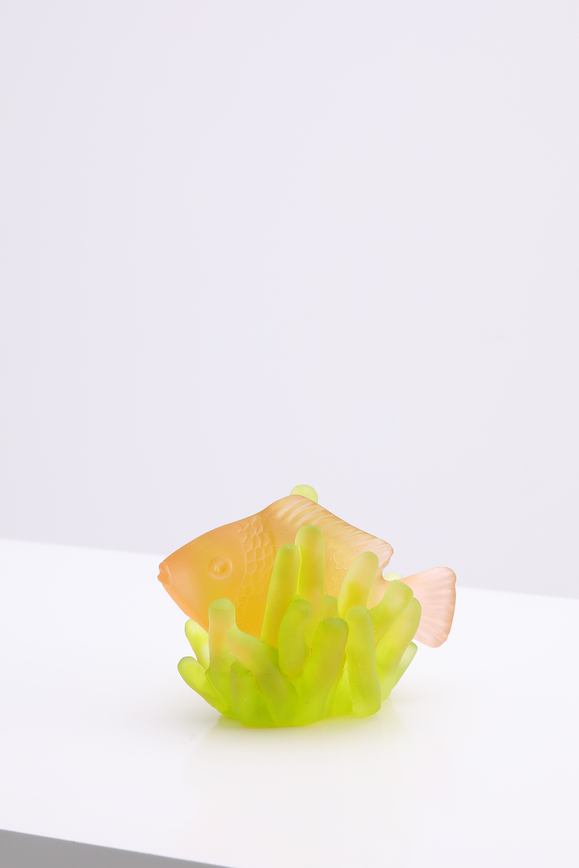 Daum Amber Fish Figurine