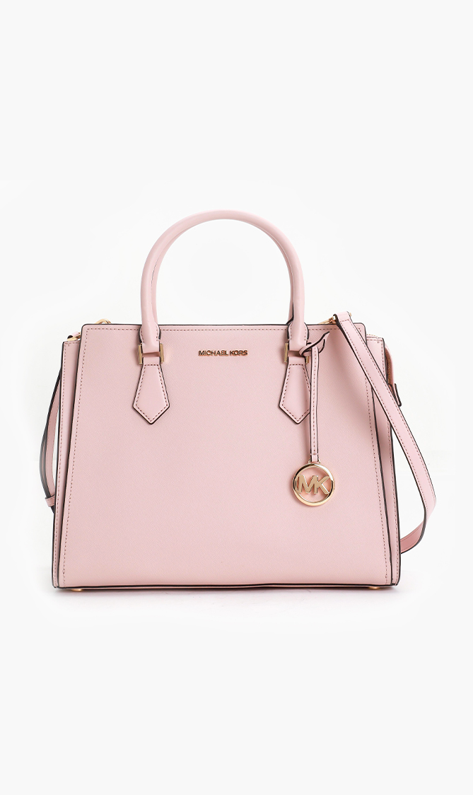 Michael Kors Hope Large Saffiano Leather Satchel Bag