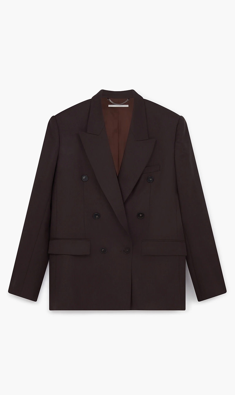 Stella Mc Cartney Brown Double Breasted Wool Blazer for Women | The Deal Outlet
Stella Mc Cartney Brown Double Breasted Wool Blazer for Women | The Deal Outlet