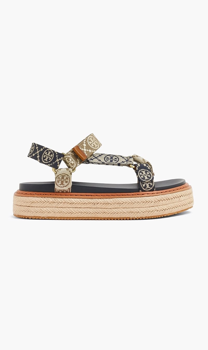 Tory Burch Blue T Monogram Rope Sandals for Women | The Deal Outlet
Tory Burch Blue T Monogram Rope Sandals for Women | The Deal Outlet