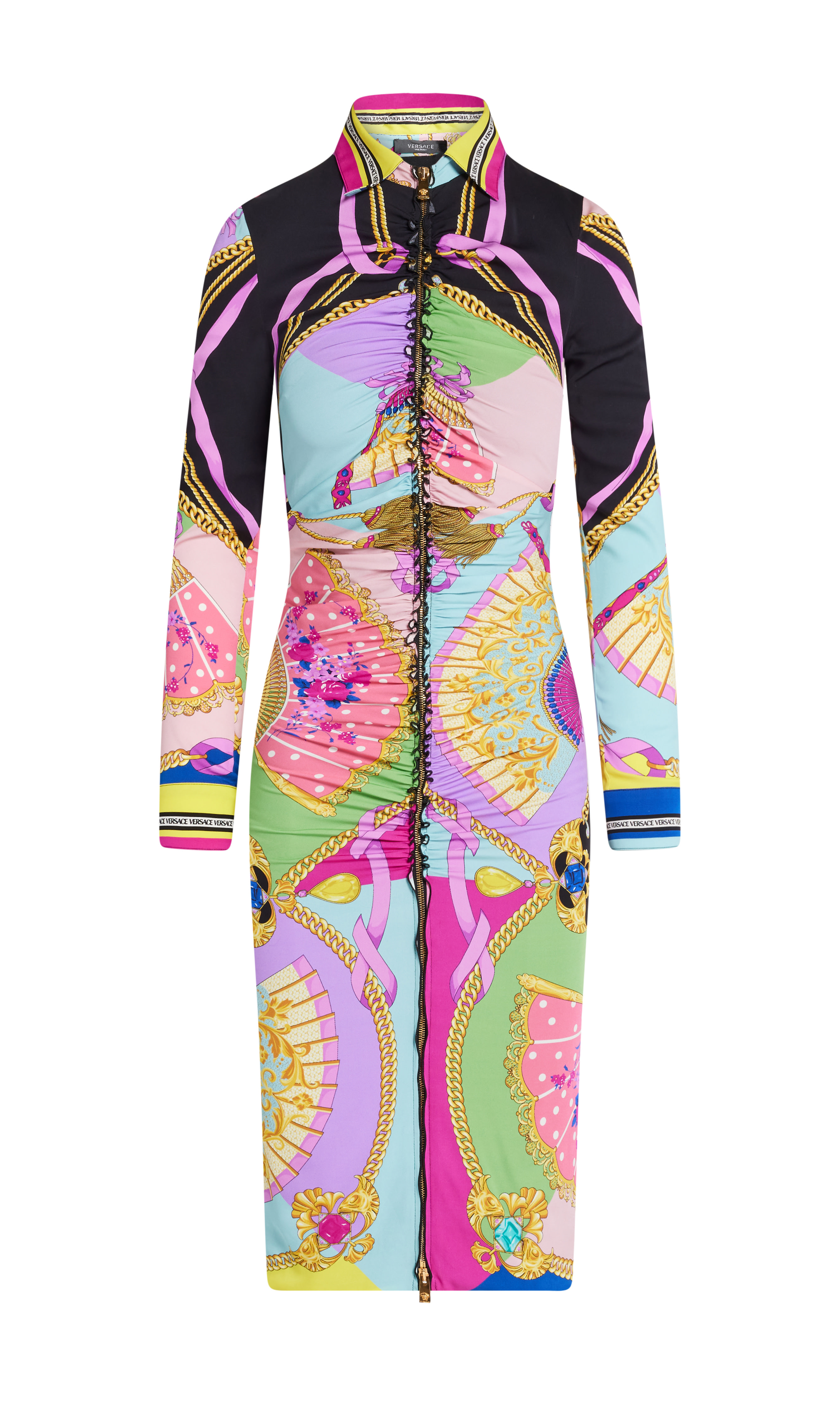 Versace Multi-color Shirt Dress Midi Ls Jersey Ao Ventagli Print for Women | The Deal Outlet
Versace Multi-color Shirt Dress Midi Ls Jersey Ao Ventagli Print for Women | The Deal Outlet