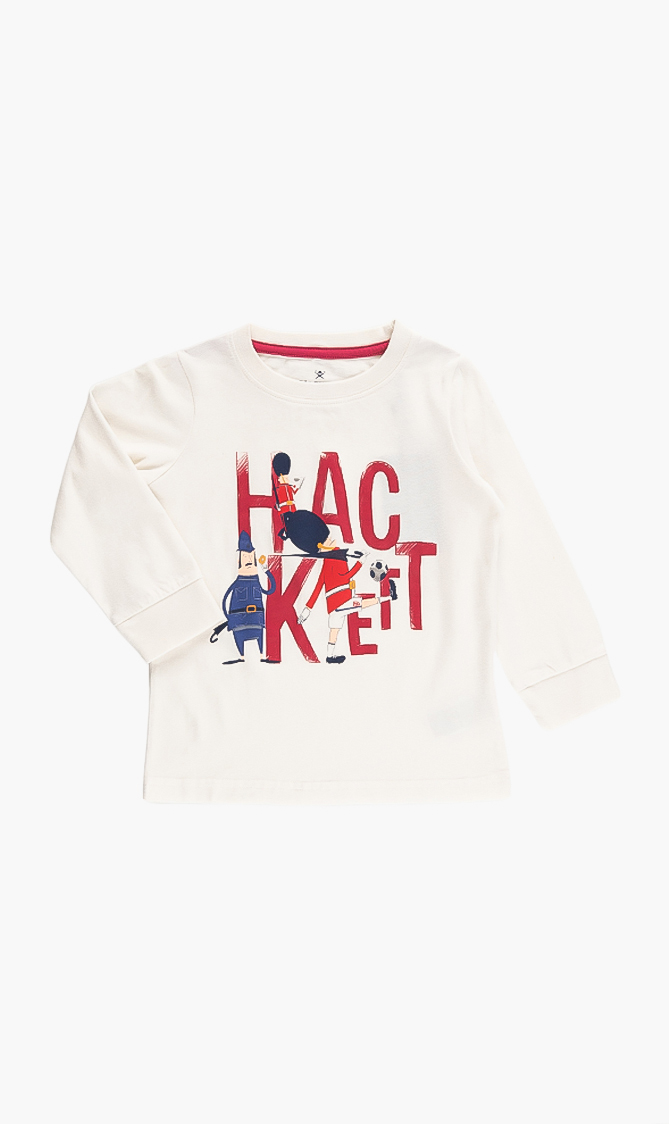 Hackett London Logo Soldier Long Sleeve T-shirt