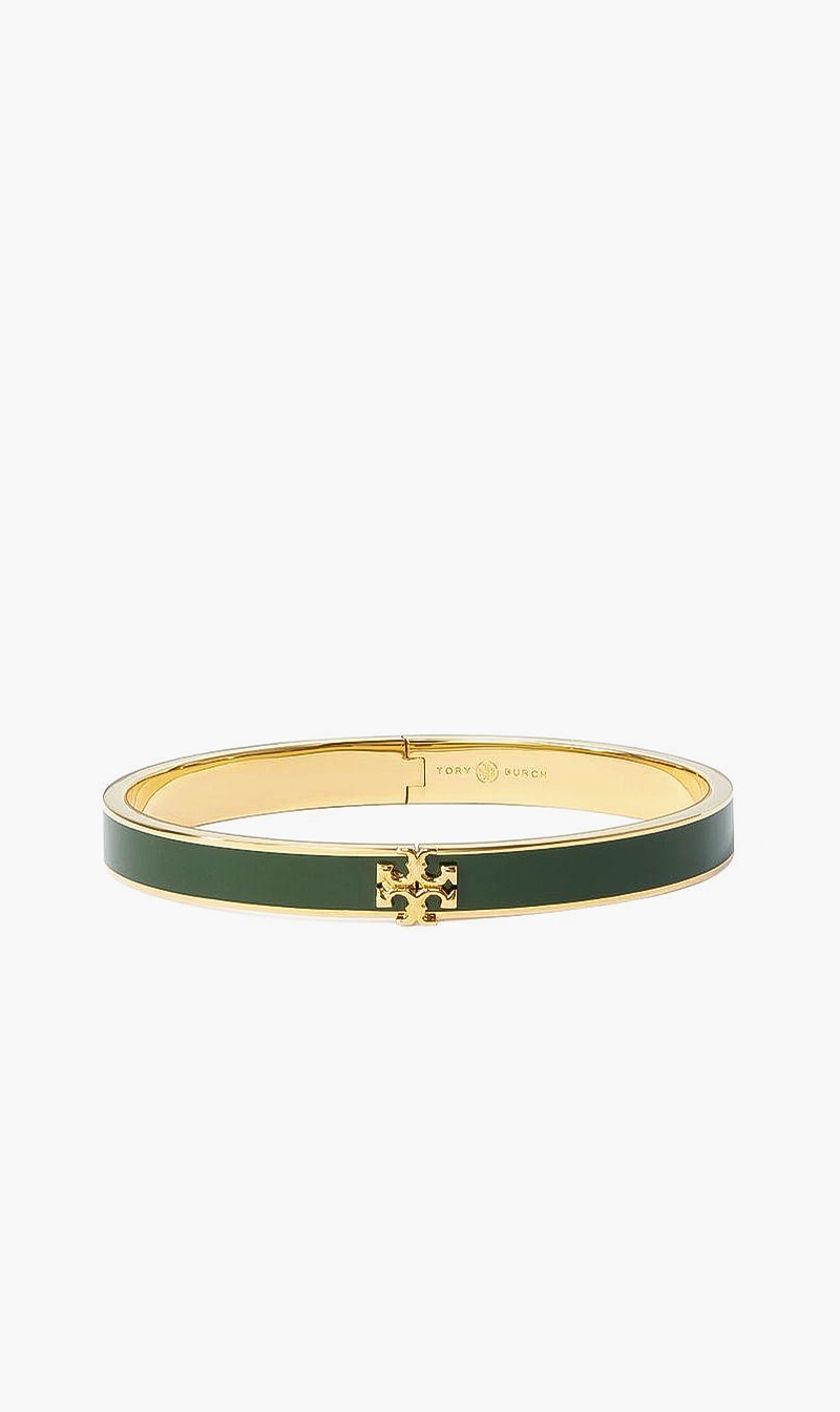 Kira Enamel 7mm Bracelet, Green