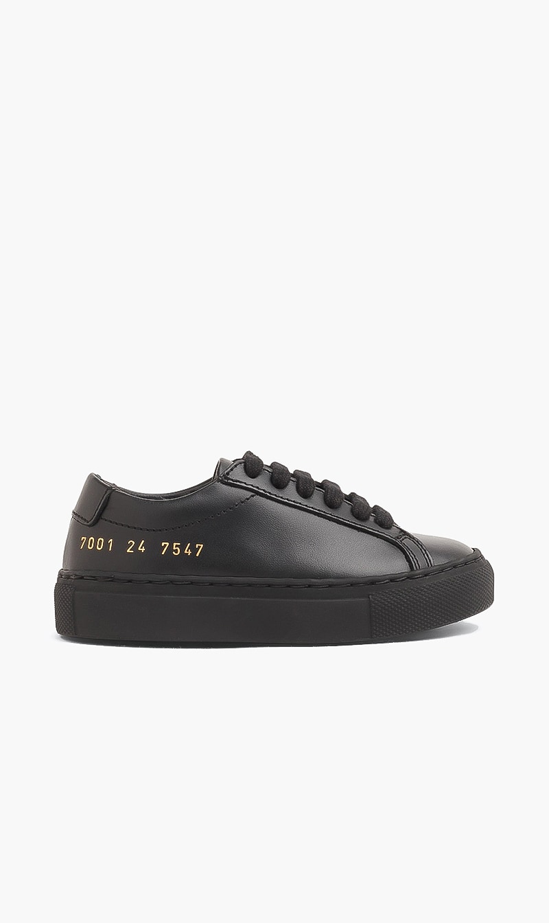 Lace Up Sneakers, Black