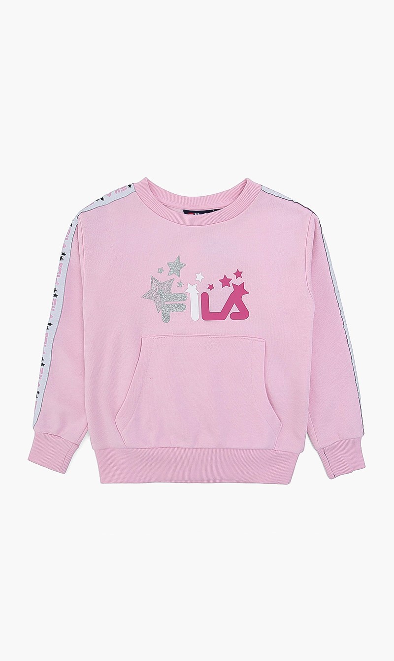 Samidha Crew Neck Sweatshirt, Pink