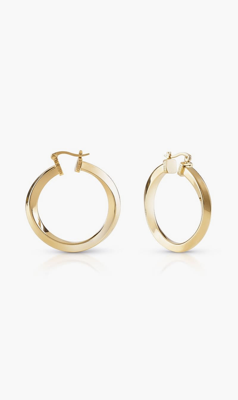 Guess Yellow Lady Er 40mm Plain Twisted Hoops Yg May'2022 for Women
Guess Yellow Lady Er 40mm Plain Twisted Hoops Yg May'2022 for Women
