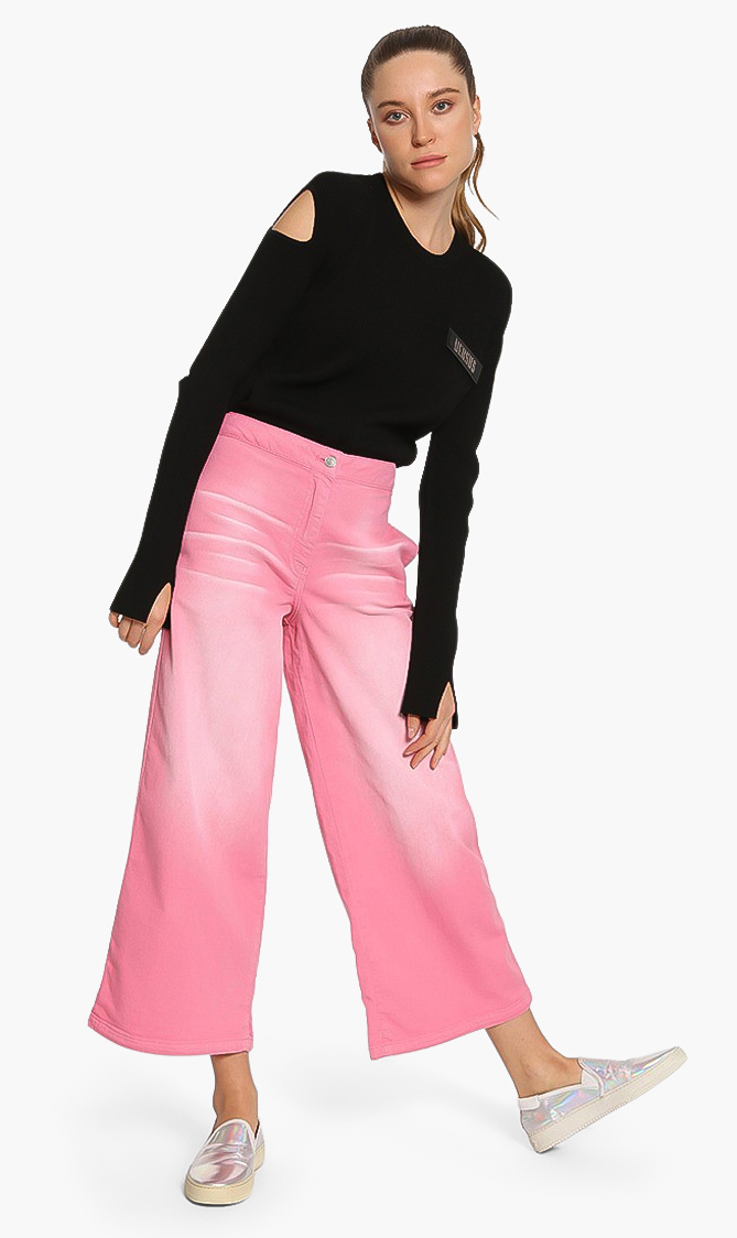 Kenzo Washed Wide Leg Jeans