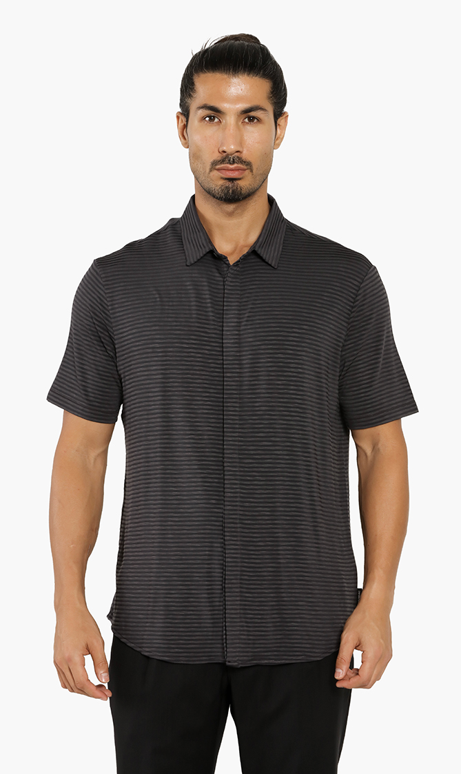 Emporio Armani Stripes Short Sleeves Shirt