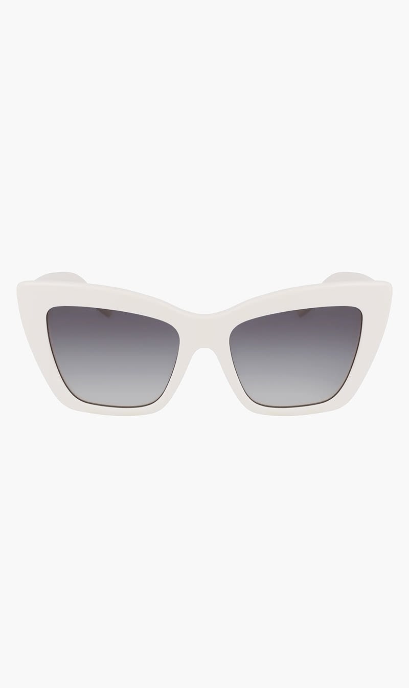 Karl Lagerfeld White Cat Eye Sunglasses for Women
Karl Lagerfeld White Cat Eye Sunglasses for Women
