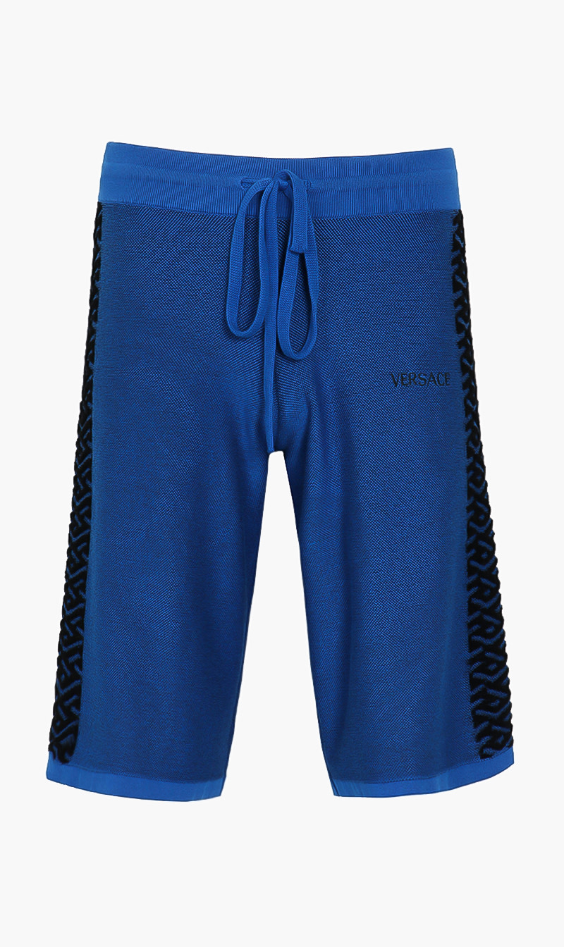 Knitted Shorts, Blue