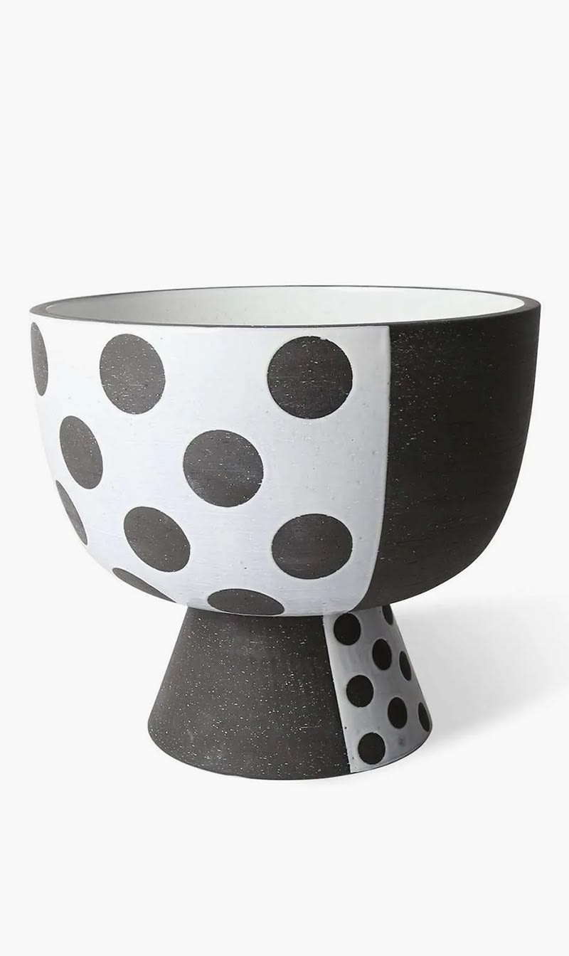 Jonathan Adler Others Jnr Palm Springs Pedestal Bowl - Medium - Dots | The Deal Outlet 
Jonathan Adler Others Jnr Palm Springs Pedestal Bowl - Medium - Dots | The Deal Outlet
