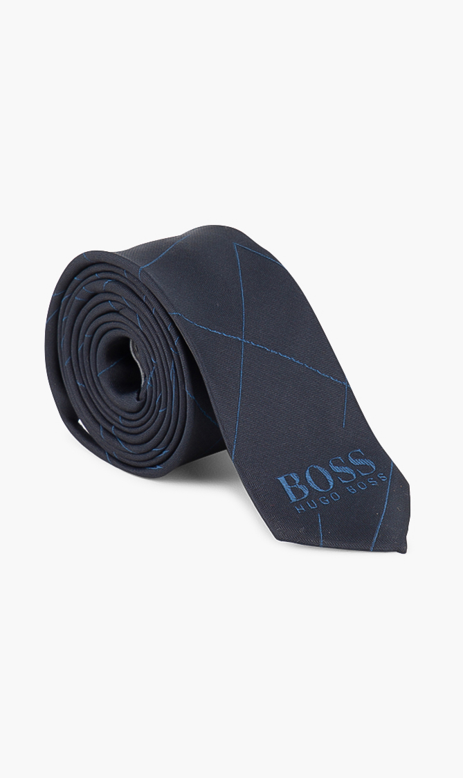 Hugo Boss Printed Silk Tie