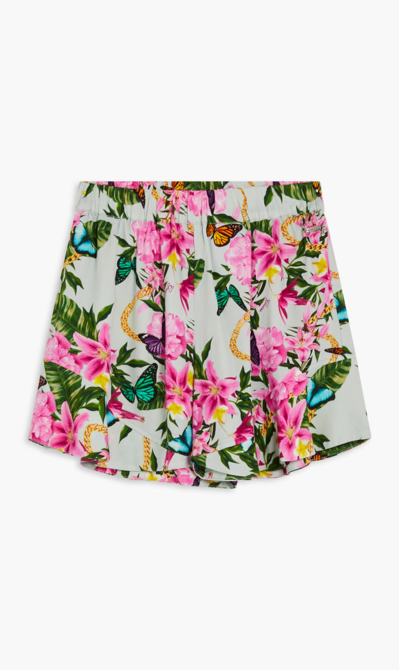 Guess Green Twill Shorts for Kids | The Deal Outlet