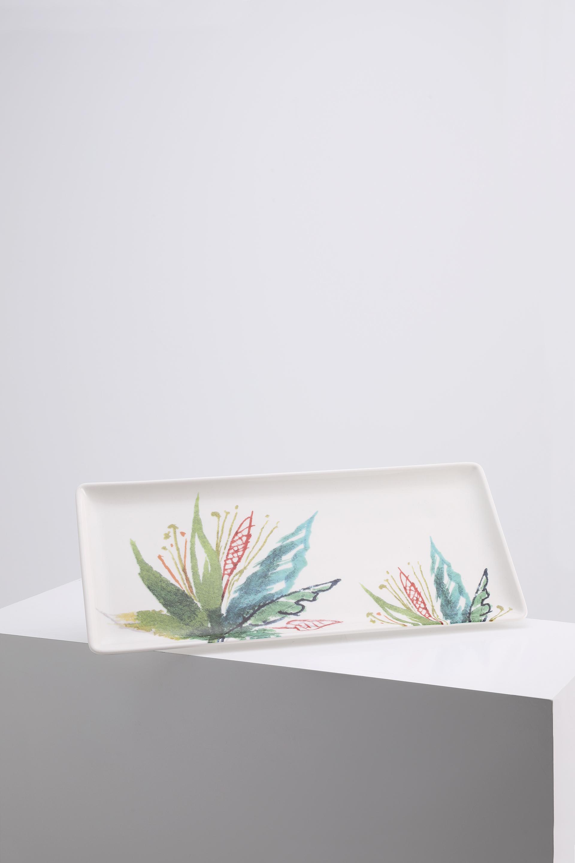 Gien Jardins Extraordinaires Oblong Serving Tray