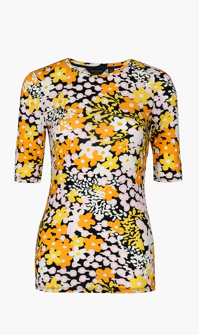 High Neck Fitted Tee