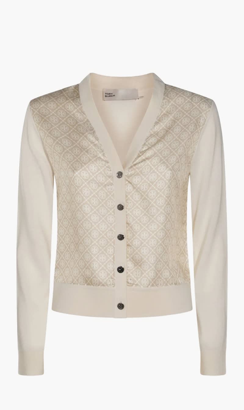 Tory Burch White Silk Front Cardigan for Women | The Deal Outlet
Tory Burch White Silk Front Cardigan for Women | The Deal Outlet