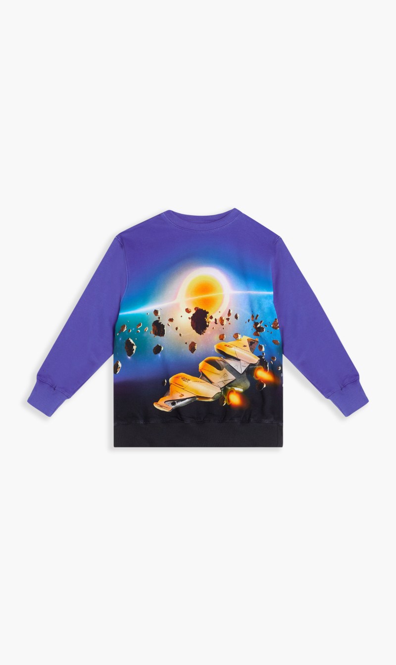 Molo Blue Sweat Shirt for Kids | The Deal Outlet