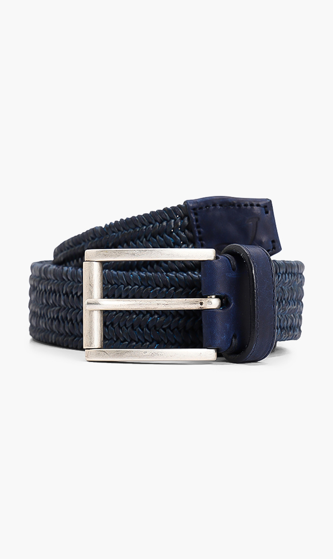 Jacob Cohen Woven Leather Belt