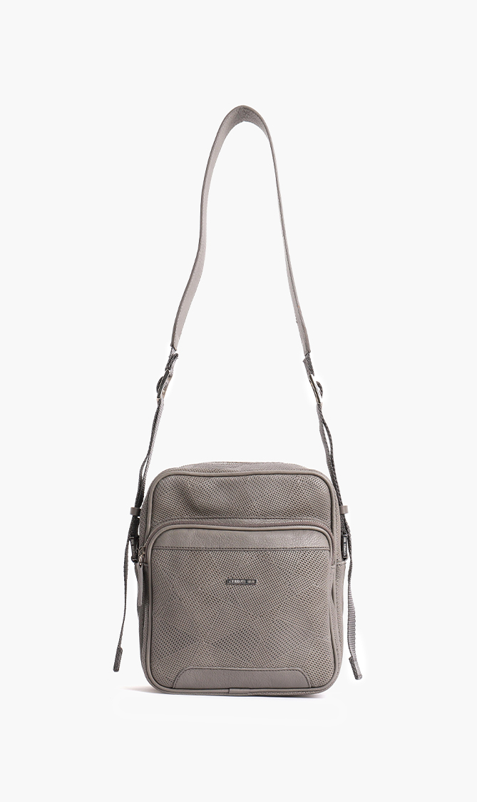 Cerruti Webbing Zipped Crossbody Bag