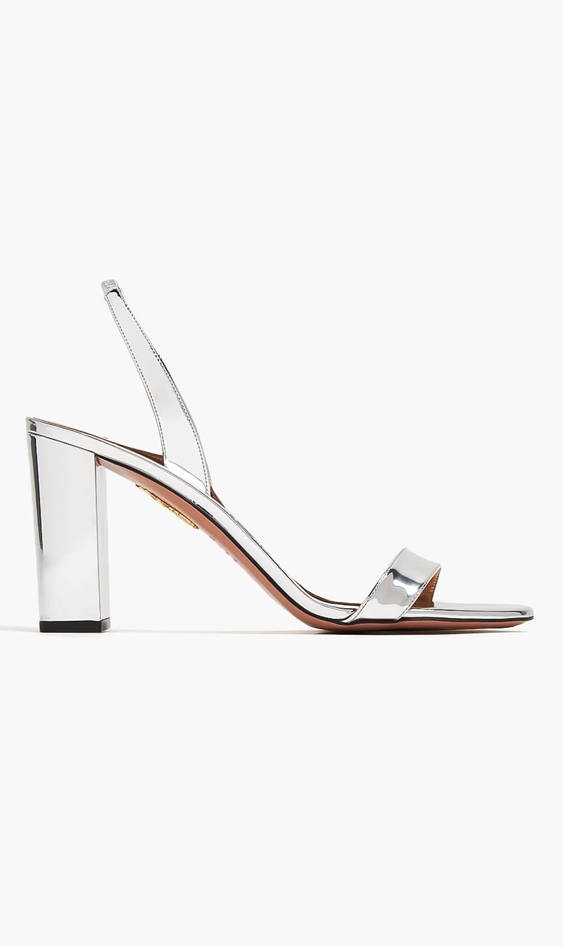 Aquazzura Firenze Silver So Nude 85 Sandals for Women | The Deal Outlet 
Aquazzura Firenze Silver So Nude 85 Sandals for Women | The Deal Outlet