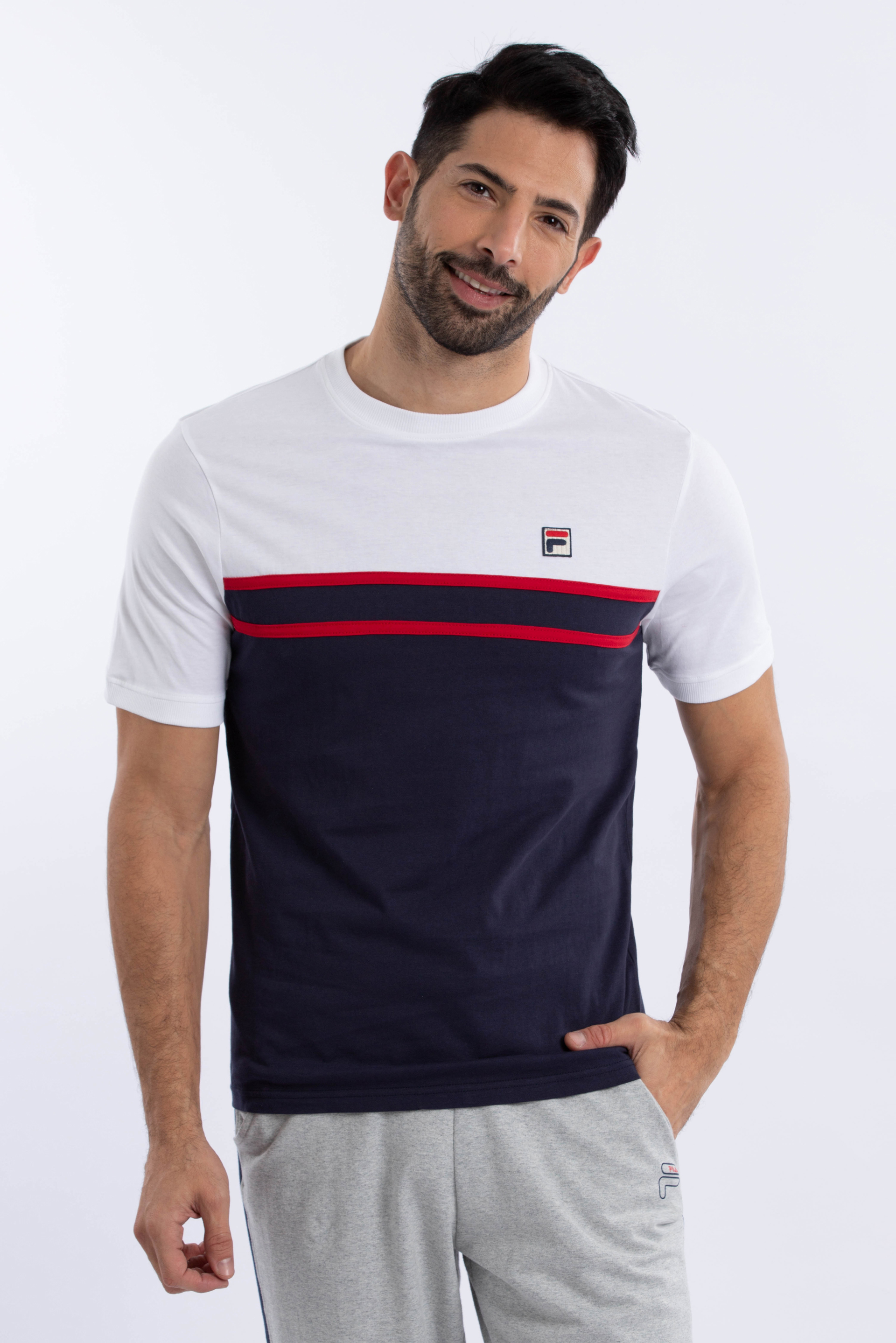 Stripes Cotton T-shirt, Blue
Stripes Cotton T-shirt, Blue