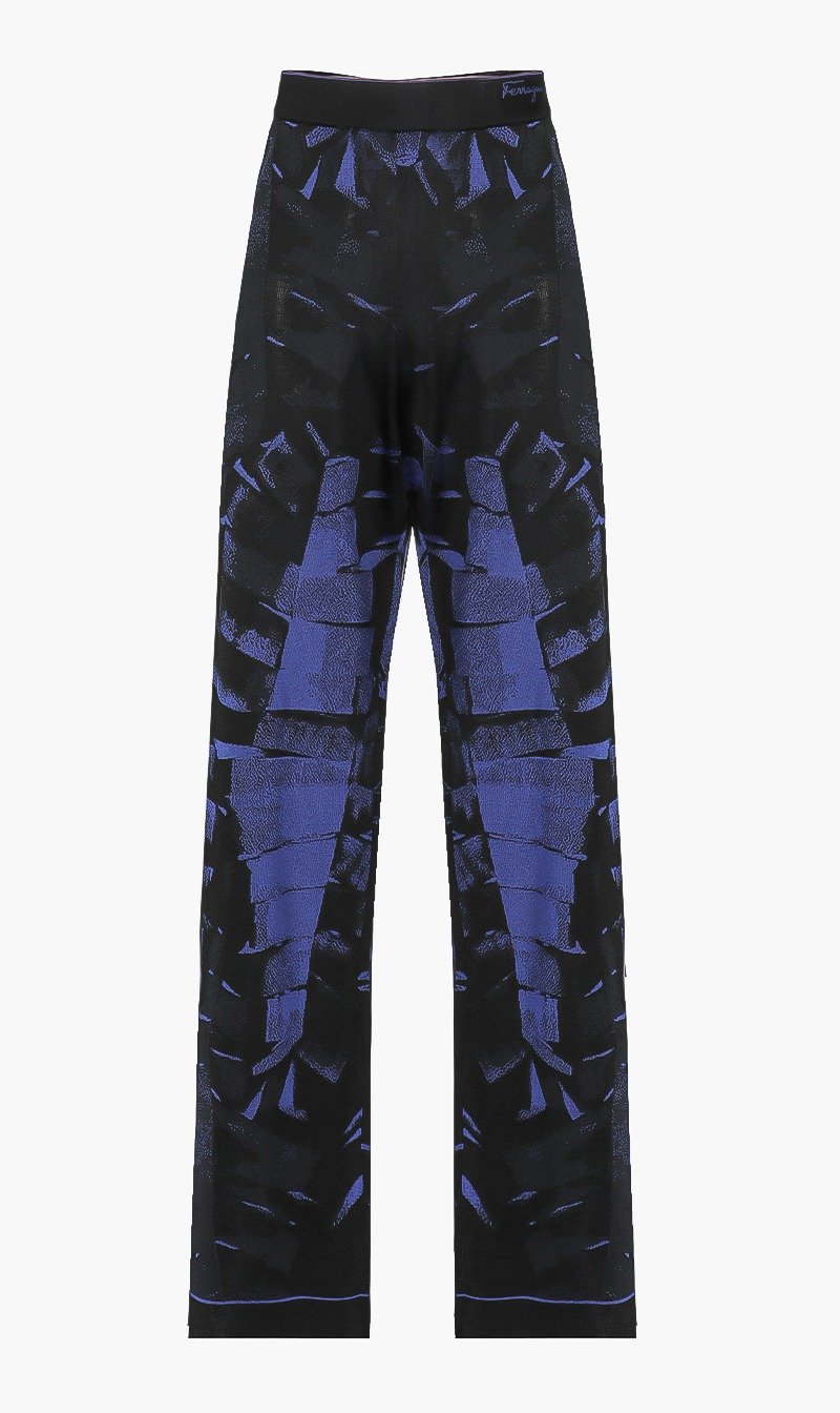Salvatore Ferragamo Black Printed Wide Trousers for Women | The Deal Outlet
Salvatore Ferragamo Black Printed Wide Trousers for Women | The Deal Outlet