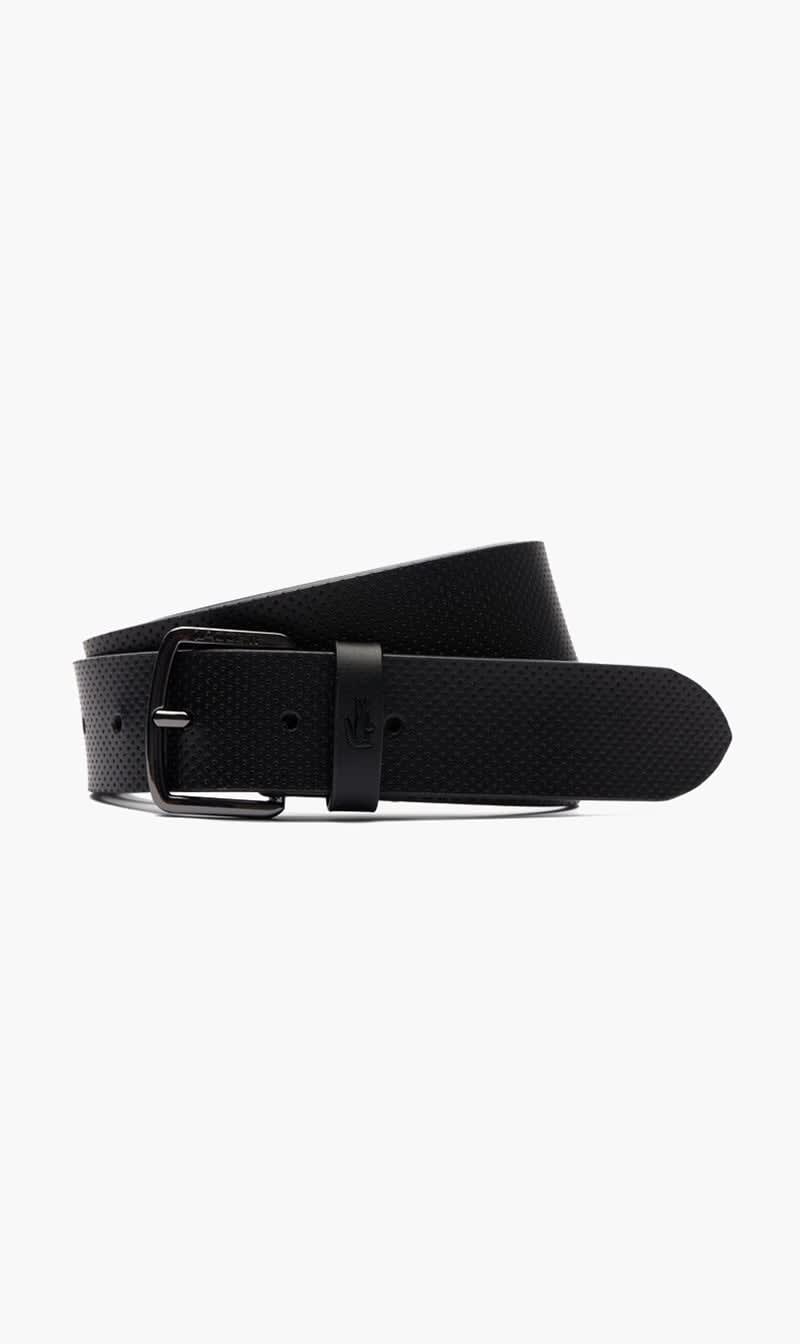 Lacoste Black Perforated Leather Belt for Men
Lacoste Black Perforated Leather Belt for Men