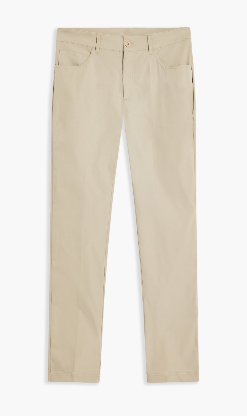 Lacoste Beige 5 Pocket Style Trousers for Men | The Deal Outlet