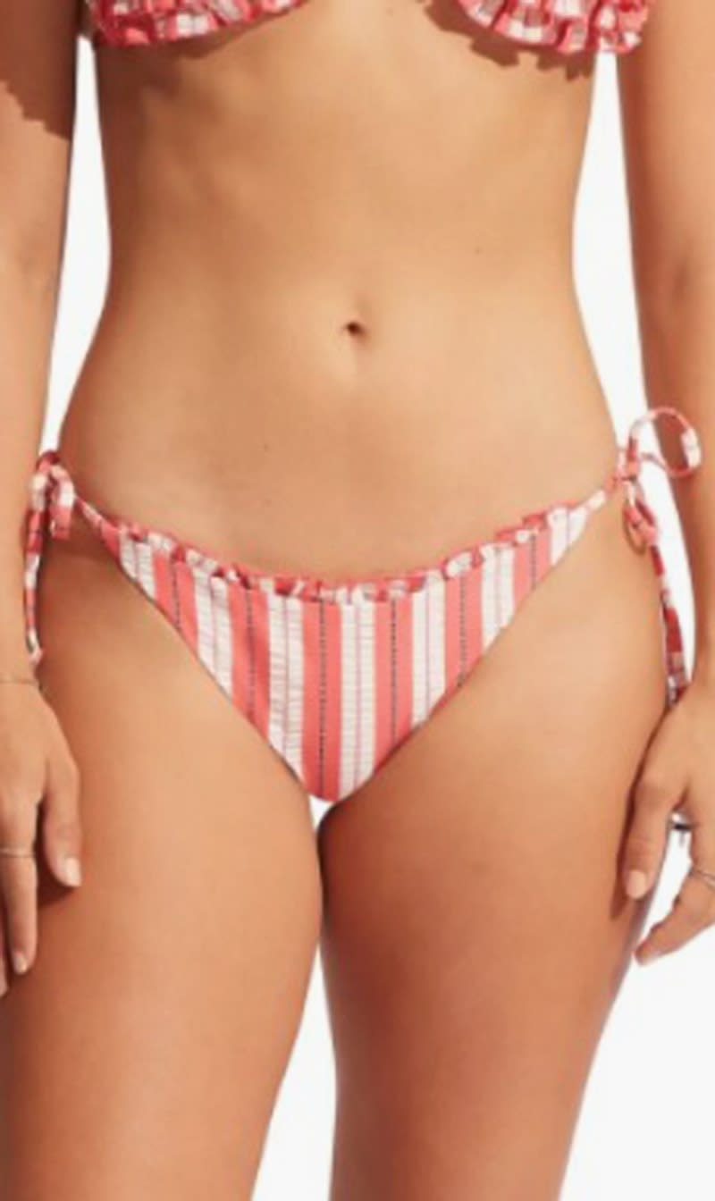 Seafolly Red Cabana Tie Side Rio Pant for Women
Seafolly Red Cabana Tie Side Rio Pant for Women