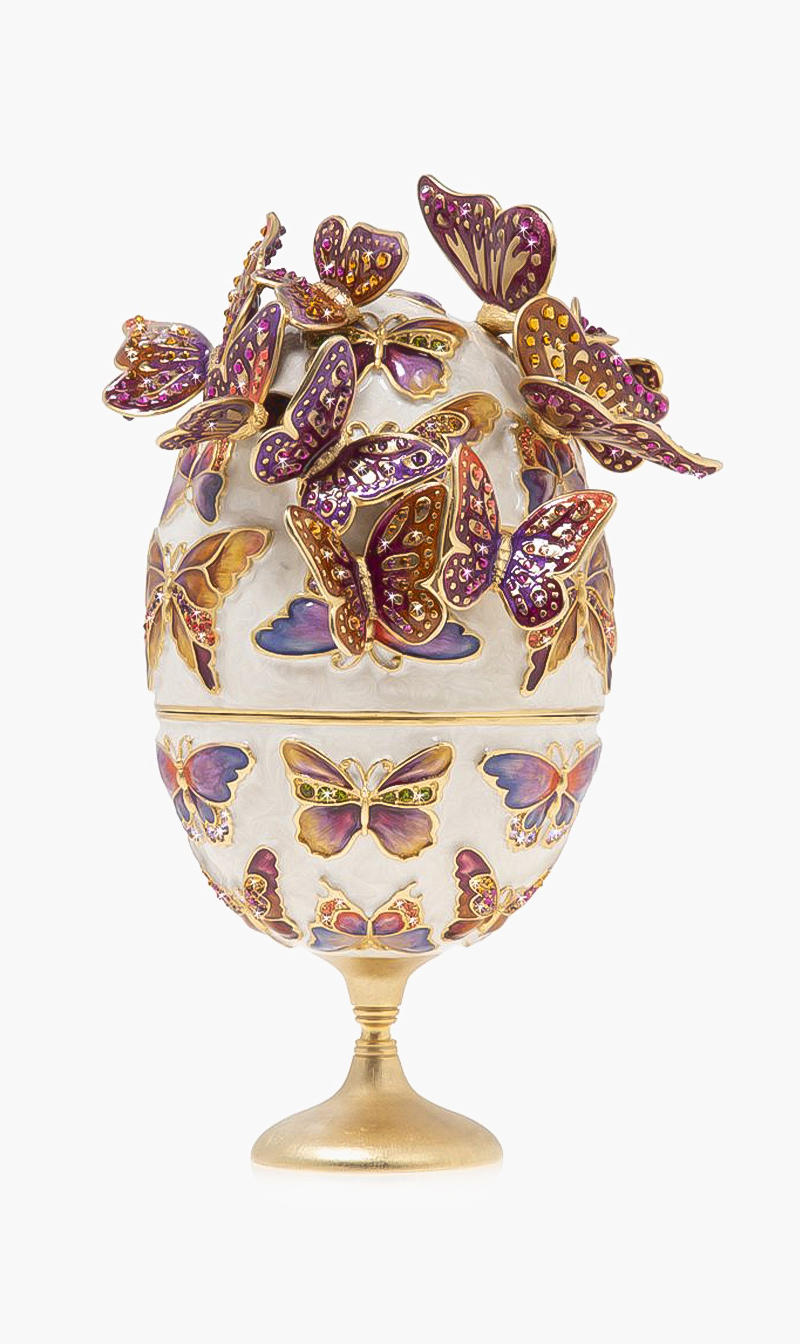 Jay Strongwater Sunset - Butterfly Egg Objet