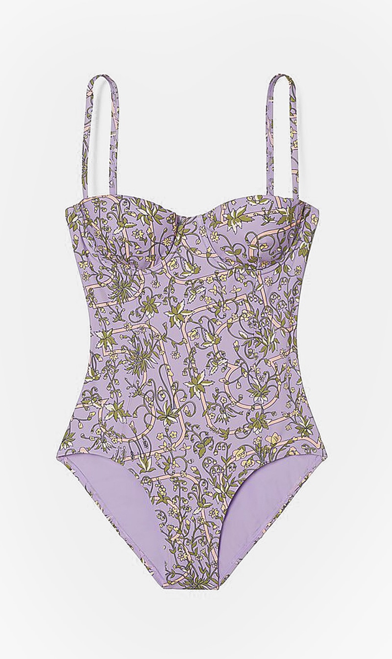 Tory Burch Purple Printed Underwire Bikini One-piece for Women | The Deal Outlet
Tory Burch Purple Printed Underwire Bikini One-piece for Women | The Deal Outlet