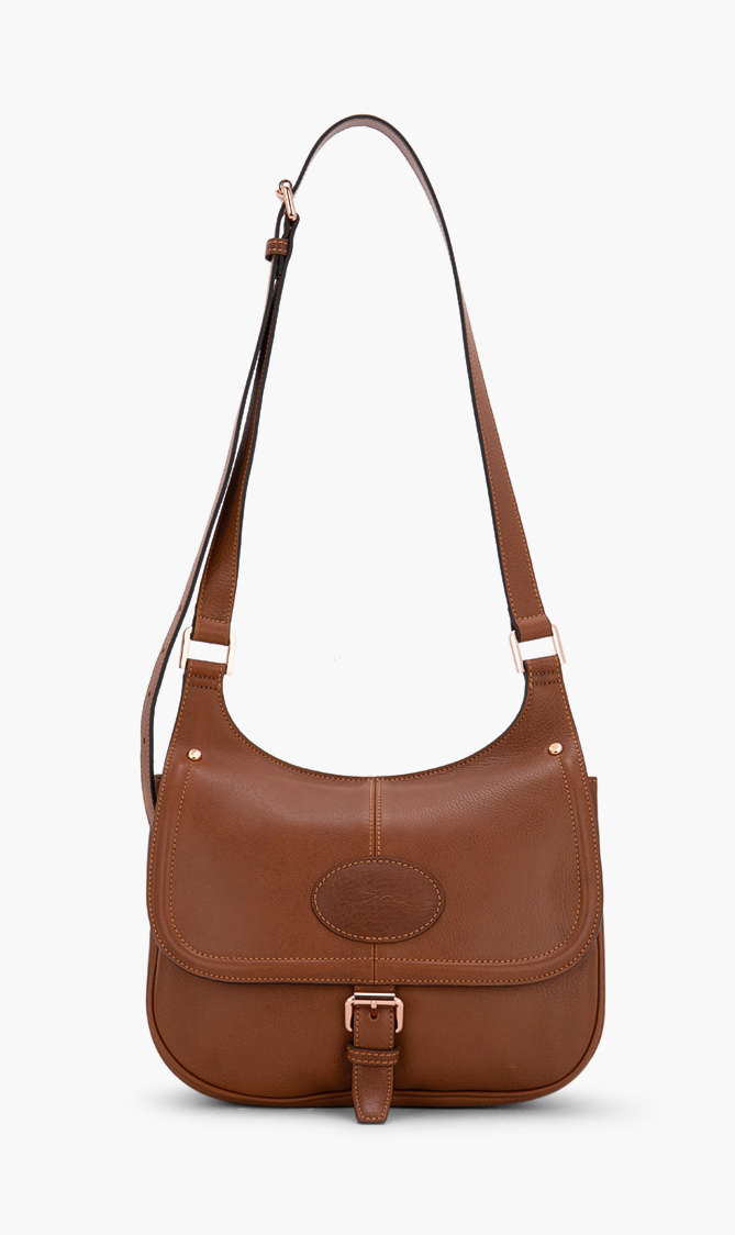 Longchamp Leather Medium Crossbody Bag
