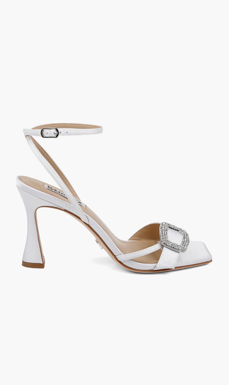Badgley Mischka White Judith Heeled Square Toe Sandals for Women | The Deal Outlet
Badgley Mischka White Judith Heeled Square Toe Sandals for Women | The Deal Outlet
