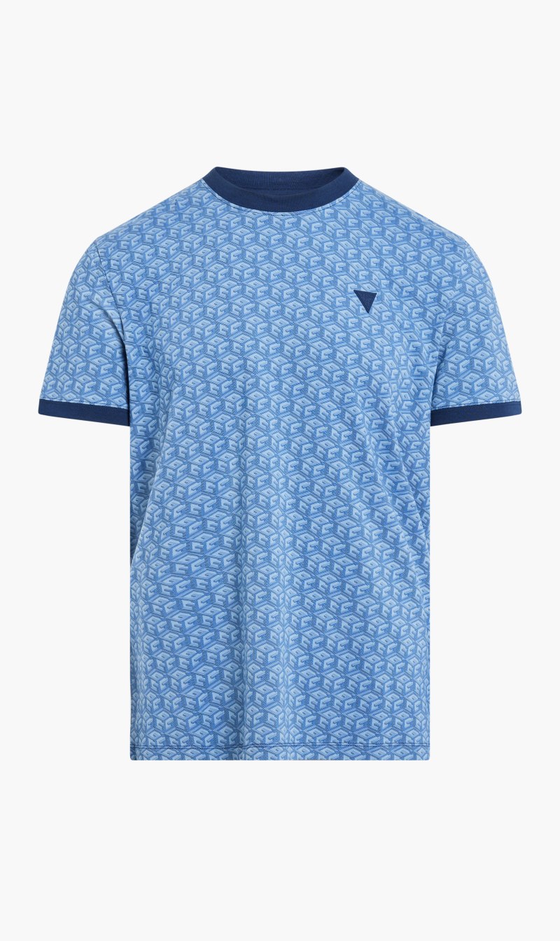 Colin Organic Stretch Jersey T-shirt, Blue
