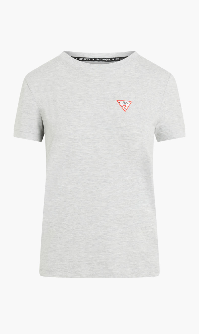 Guess Grey Classic Logo Top for Women | The Deal Outlet