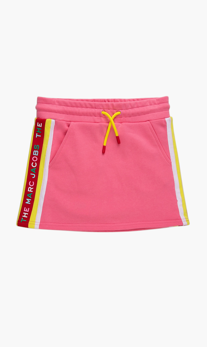 Marc Jacobs Contrasting Side Band Logo Skirt