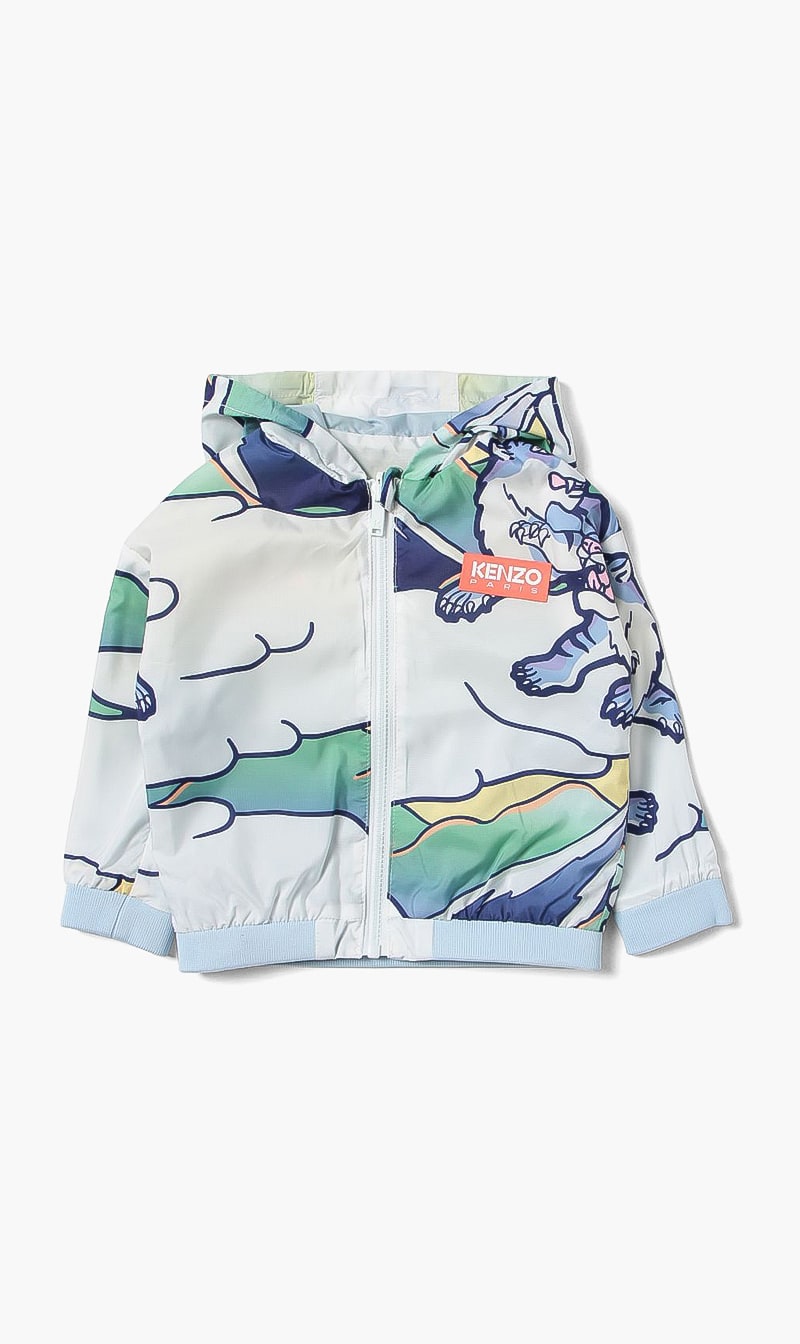 Animal Printed Jacket, White