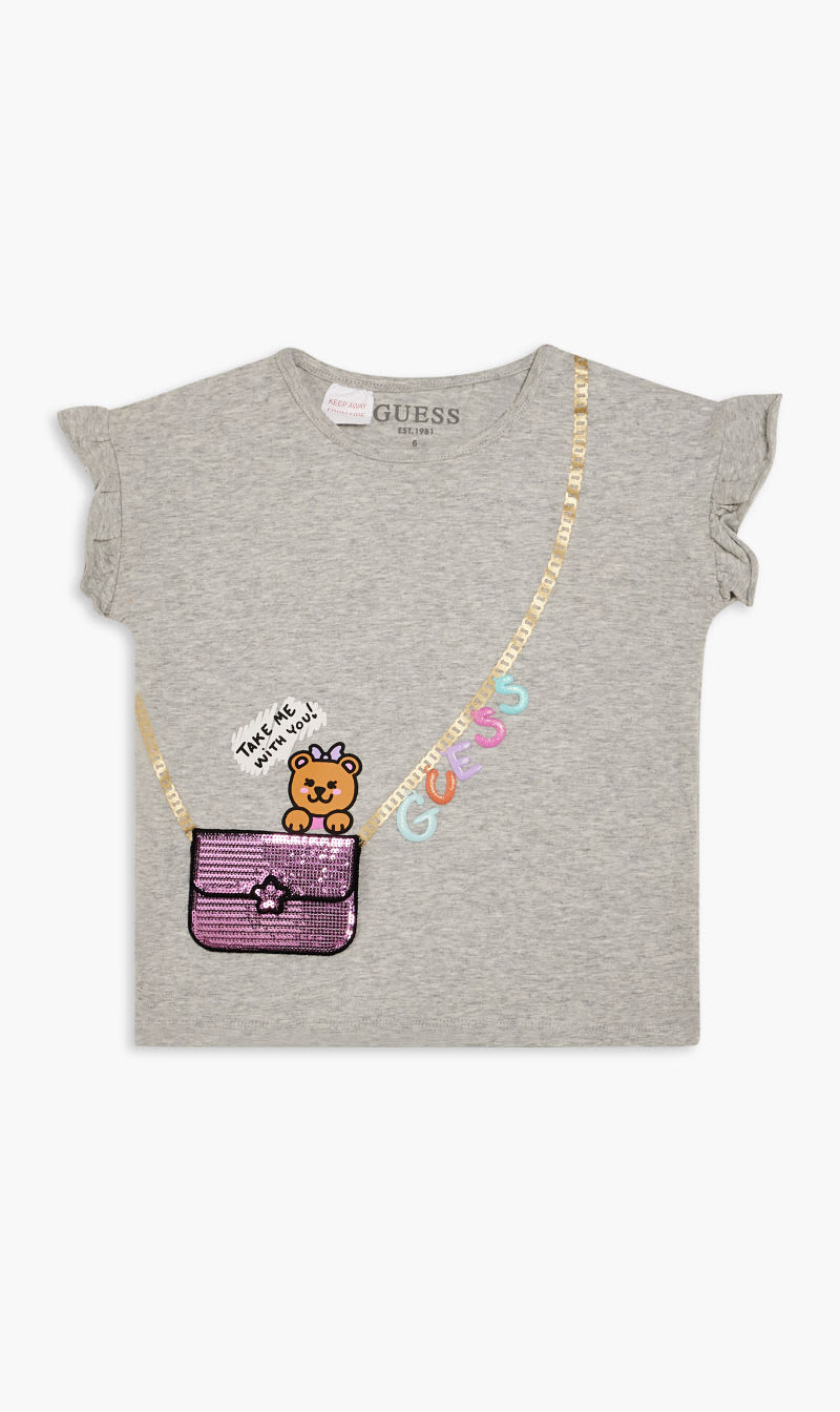 Guess Grey Ss T-shirt Wfrill - Jersey Stretch Melange 180gsm for Girls | The Deal Outlet
Guess Grey Ss T-shirt Wfrill - Jersey Stretch Melange 180gsm for Girls | The Deal Outlet