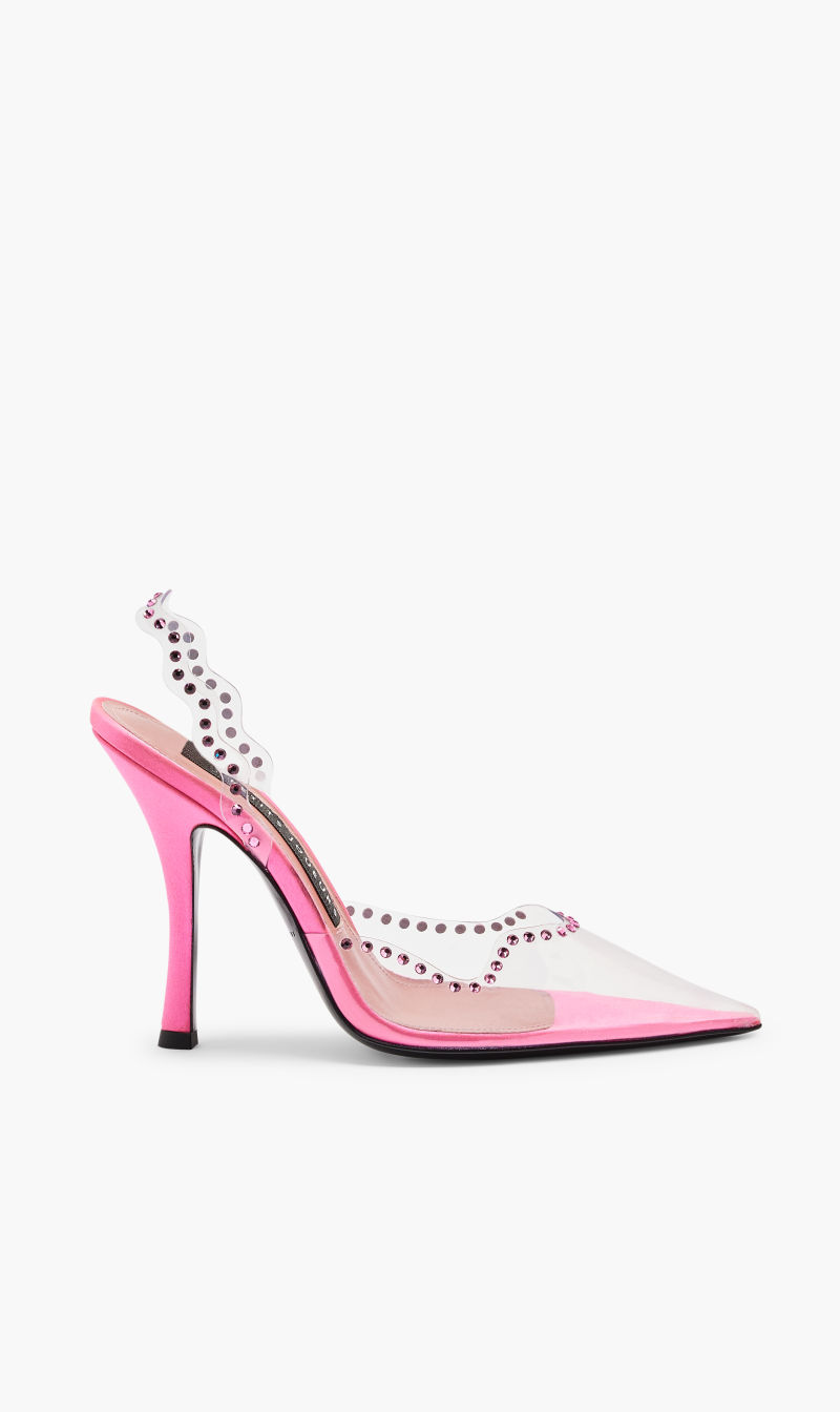 Les Petits Joueurs Pink High Heel Pvc Sling Back With Stone for Women | The Deal Outlet
Les Petits Joueurs Pink High Heel Pvc Sling Back With Stone for Women | The Deal Outlet