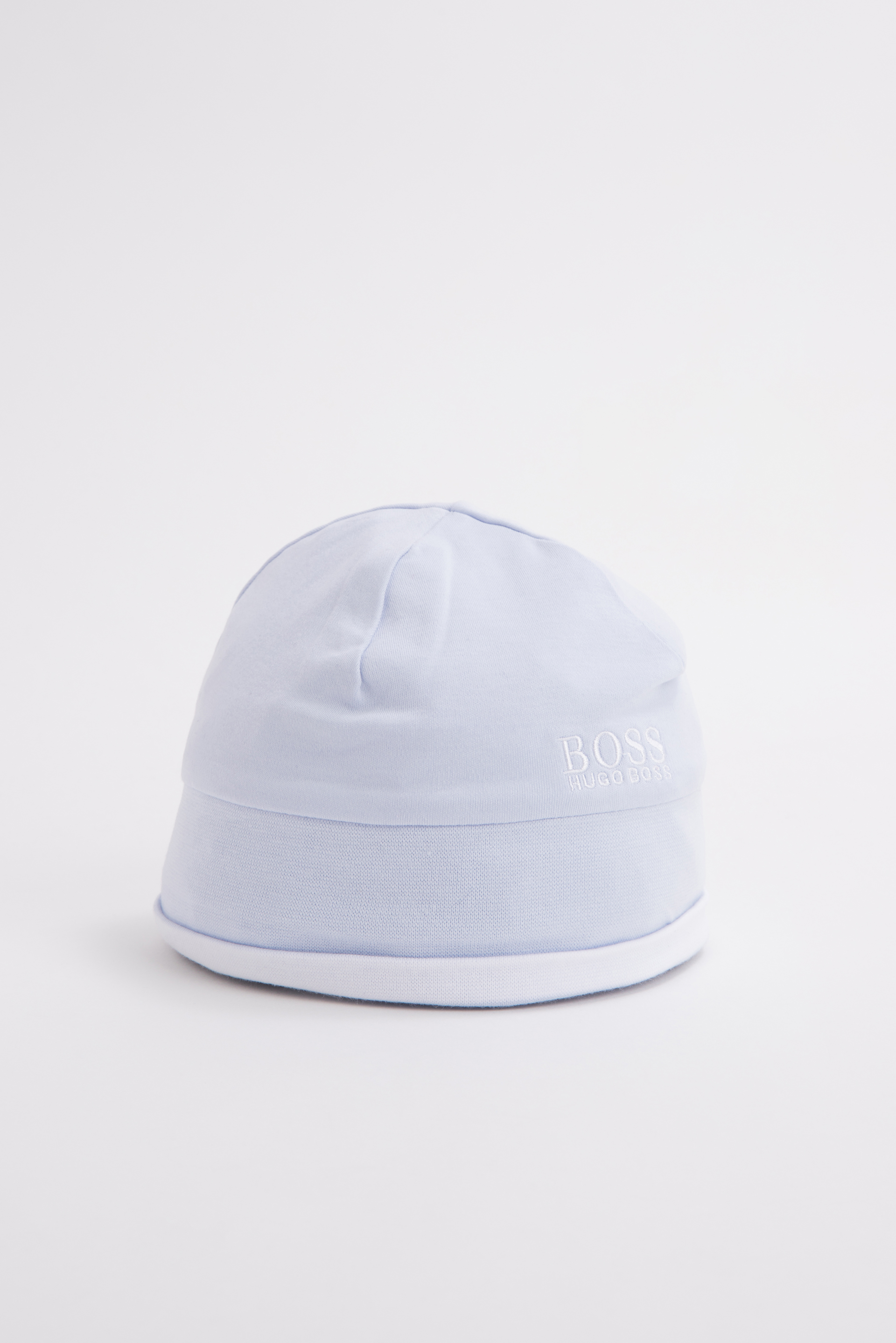 HUGO BOSS Contrast Striped Cotton Pull-on Hat